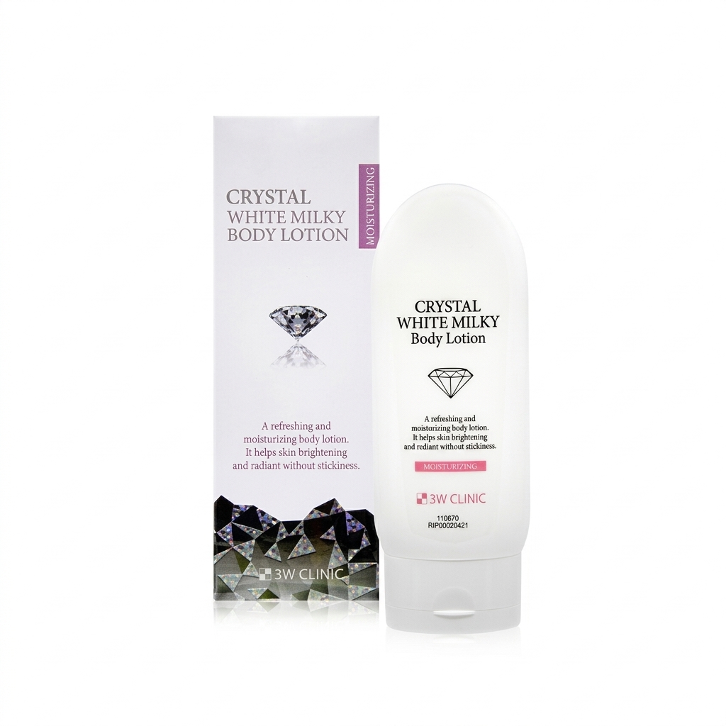 3w Clinic Crystal White Milky Body Lotion 150gm